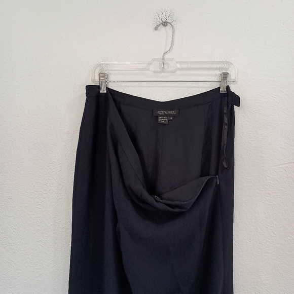 Cynthia Howie Maggy Boutique Navy Wide Leg Pants - Picture 4 of 7